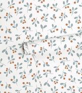 JÖRO - Papier peint enfant - Motif baie et feuille